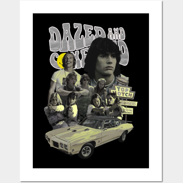 Dazed and Confused Classic Retro Grey Wall Art by Krisna Pragos